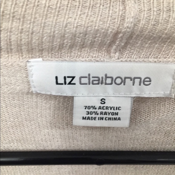 Liz Claiborne open front cardigan - Picture 3 of 5